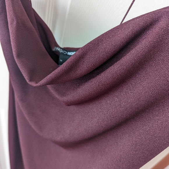 NWT Fashion Nova Cowl Neck Midi Dress - Picture 7 of 8